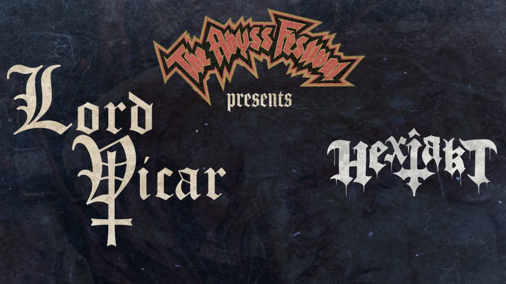 Lord Vicar + Hexjakt liv at The Abyss