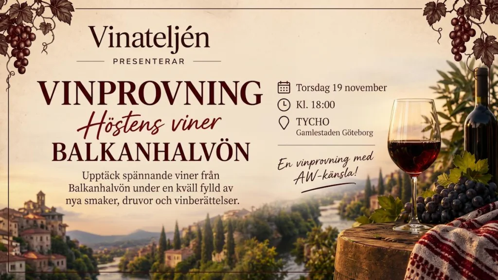 Höstens viner balkanhalvön