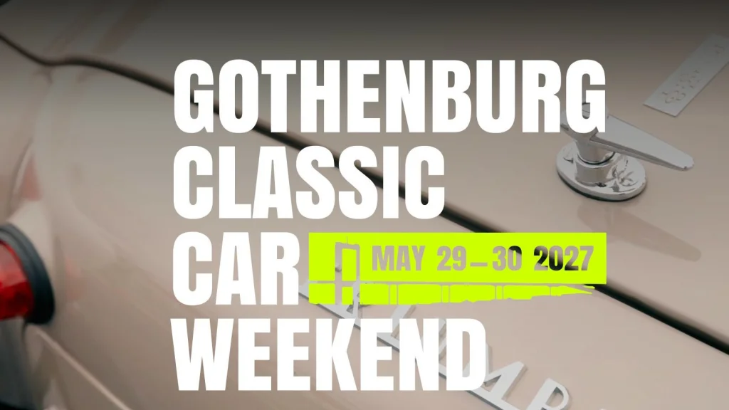 Gothenburg Classic Car Weekend 2027